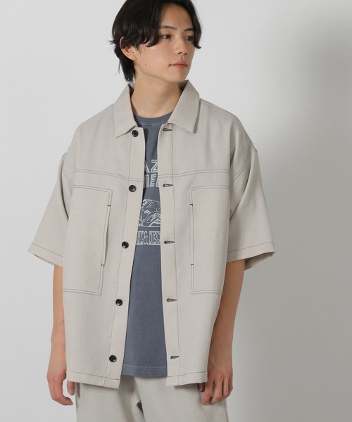 LAKOLE（ラコレ）の「ブッチャーワークシャツ / 321396（シャツ/ブラウス・メンズ・アイボリー/ブラック/カーキ・X-LARGE/MEDIUM/LARGE）」の22枚目の写真