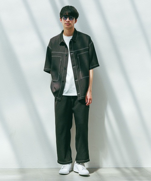 LAKOLE（ラコレ）の「ブッチャーワークシャツ / 321396（シャツ/ブラウス・メンズ・アイボリー/ブラック/カーキ・X-LARGE/MEDIUM/LARGE）」の19枚目の写真