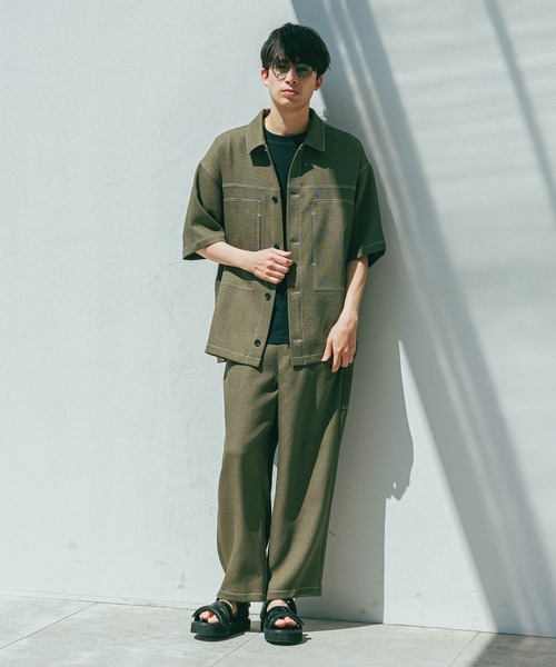 LAKOLE（ラコレ）の「ブッチャーワークシャツ / 321396（シャツ/ブラウス・メンズ・アイボリー/ブラック/カーキ・X-LARGE/MEDIUM/LARGE）」の20枚目の写真