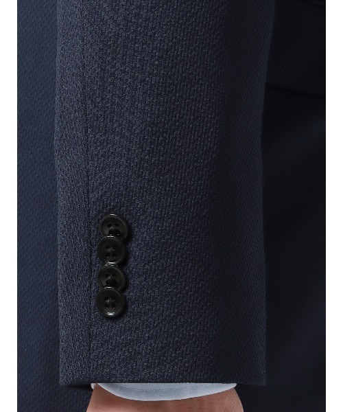 SUIT SQUARE（スーツスクエア）の「最高ジャケット ウォッシャブル NON IRON 2WAYストレッチ 織柄（スーツジャケット・メンズ・ブラック系/ネイビー系・S/M/L）」の8枚目の写真