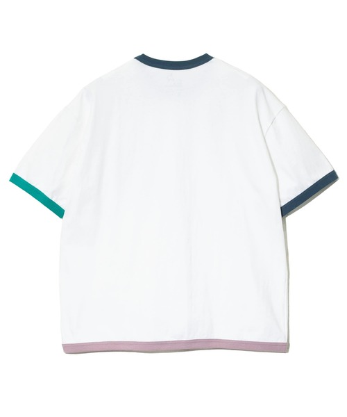 go slow caravan（ゴースローキャラバン）の「USA/C マルチトリム ゆったり TEE（Tシャツ/カットソー・メンズ・アイボリー/ホワイト・LARGE/MEDIUM）」の3枚目の写真