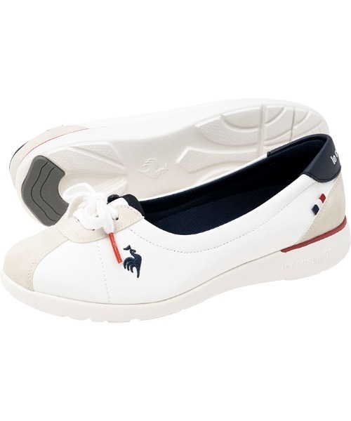 le coq sportif(ルコックスポルティフ)の「ルコックスポルティフ/LCS モンペリエ パンプススタイル 軽量/消臭 LU5SSN25LZ(スニーカー・レディース・ブラック系/ホワイト×ゴールド/ホワイト×ネイビー・22.5cm/23.5cm/24.5cm/23.0cm/24.0cm/25.0cm)」の20枚目の写真