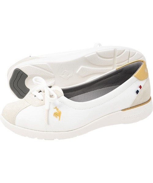 le coq sportif(ルコックスポルティフ)の「ルコックスポルティフ/LCS モンペリエ パンプススタイル 軽量/消臭 LU5SSN25LZ(スニーカー・レディース・ブラック系/ホワイト×ゴールド/ホワイト×ネイビー・22.5cm/23.5cm/24.5cm/23.0cm/24.0cm/25.0cm)」の14枚目の写真