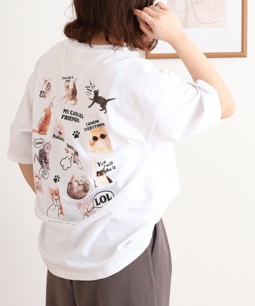 FUNALIVE(ファンアライブ)の「吸水速乾 UVカット ワイドシルエット TC天竺 キャラクター デコレート 半袖 TEE(Tシャツ/カットソー・メンズ・ブラック系/ダークブルー/ホワイト系その他/ブラウン/ブラック系1/ホワイト系その他3/ブラック系その他4/ホワイト系4/ホワイト系/ホワイト系1/ブラック系その他2/ホワイト系2/ブラウン系その他/ブラック系5/エメラルド/ブラック系その他/ダークグリーン/ホワイト系その他2/ブラック系その他3/ブラウン系その他2/ブラック系2/ブラウン系その他3/ホワイト系6/ダークグリーン系/ブラック系その他6/ホワイト系5/ホワイト系その他4/スミクロ/ホワイト系7/ブラック系その他7/ホワイト系8/グリーン系その他/ブラック系6/ホワイト系その他5/ブラウン系その他4/ホワイト系その他6/ブラウン系その他5/ブラック系4/ブラック系3/ブラック系その他5・M/L/LL)」の11枚目の写真