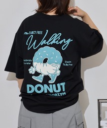 吸水速乾 UVカット ワイドシルエット TC天竺 キャラクター デコレート 半袖 TEE