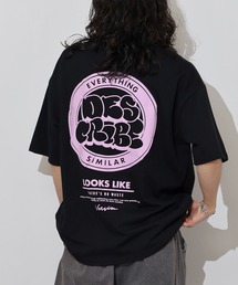 吸水速乾　UVカット　ワイドシルエット　TC天竺　キャラクター　デコレート　半袖　TEE
