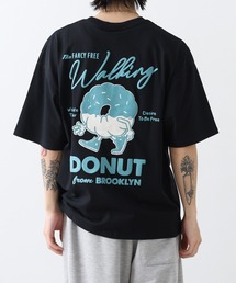 吸水速乾 UVカット ワイドシルエット TC天竺 キャラクター デコレート 半袖 TEE