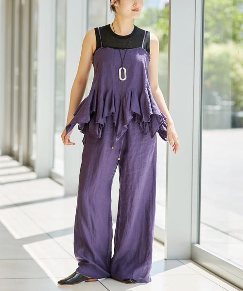 IENA LA BOUCLE モーターサイクルパンツ◆新品 IENA LA BOUCLE ジーンズ デニム デニムパンツ ストレートカラー