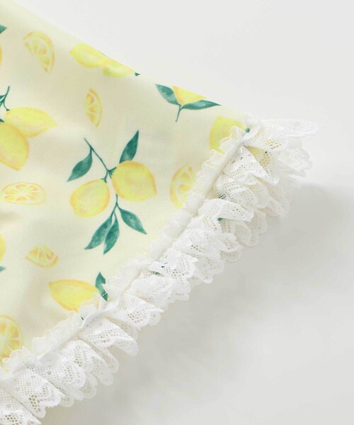 SLAP SLIP（スラップスリップ）の「【お揃い】肩リボンフルーツ総柄ワンピース型スイムウェア(90~130cm)（水着・キッズ・イエロー系その他/ホワイト系その他・90cm/100cm/110cm/120cm/130cm）」の22枚目の写真