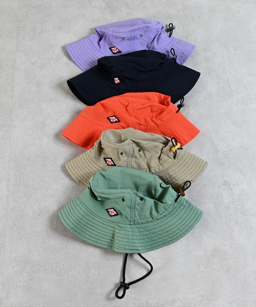 MARKEY'S(マーキーズ)の「【UVカット/水陸両用】無地サファリハット(ハット・キッズ・ラベンダー/ブラック/ベージュ/グリーン/オレンジ・M/L/S)」の6枚目の写真