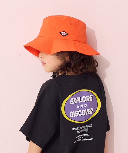 MARKEY'S(マーキーズ)の「【UVカット/水陸両用】無地サファリハット(ハット・キッズ・ラベンダー/ブラック/ベージュ/グリーン/オレンジ・M/L/S)」の14枚目の写真