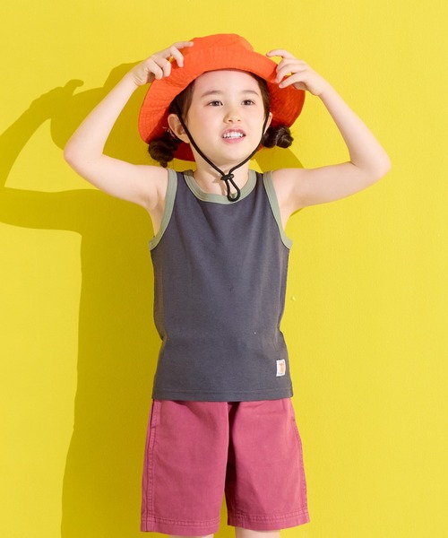 MARKEY'S(マーキーズ)の「【UVカット/水陸両用】無地サファリハット(ハット・キッズ・ラベンダー/ブラック/ベージュ/グリーン/オレンジ・M/L/S)」の17枚目の写真