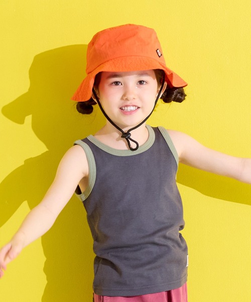 MARKEY'S(マーキーズ)の「【UVカット/水陸両用】無地サファリハット(ハット・キッズ・ラベンダー/ブラック/ベージュ/グリーン/オレンジ・M/L/S)」の18枚目の写真