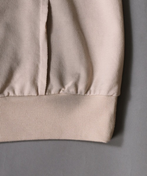 セール】Grunge Style Sweat Half Zip Hoodie/グランジ