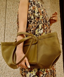 【A4対応】チュールメッシュダブルハンドルトートバッグ