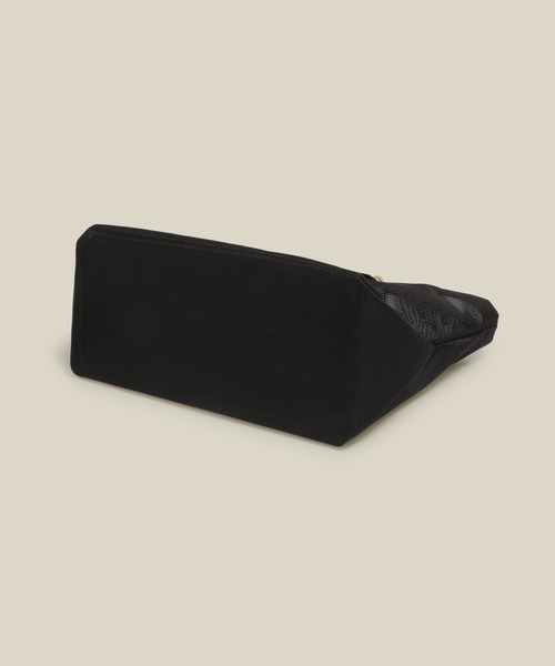 ROPE'(ロペ)の「【A4対応】チュールメッシュダブルハンドルトートバッグ(トートバッグ・レディース・オリーブ/ブラック・FREE)」の7枚目の写真