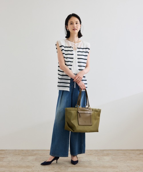 ロペ（ROPE’）/【A4対応】チュールメッシュダブルハンドルトートバッグ セール】【A4対応】チュールメッシュダブルハンドルトートバッグ