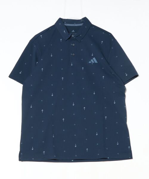★人気★ adidas モノグラム柄 半袖デニムシャツ アディダス adidas モノグラム 半袖シャツ（シャツ/ブラウス