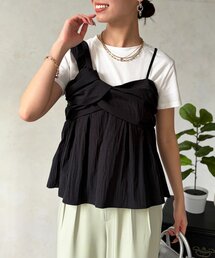 Chez toi | ビスチェ見えドッキングプルオーバー(Tシャツ/カットソー)