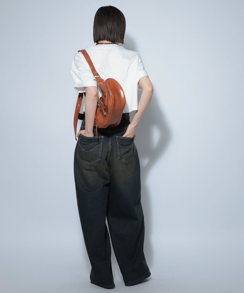 PAGEBOY(ページボーイ)の「ダブルロゴショートTシャツ(Tシャツ/カットソー・レディース・ホワイト/ブラック/コーラル・FREE)」の17枚目の写真