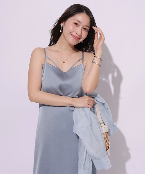 Apuweiser-riche アプワイザーリッシェ ストリングキャミワンピース Apuweiser-riche（アプワイザーリッシェ）の「ストリングキャミ