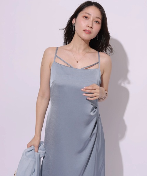 Apuweiser-riche アプワイザーリッシェ ストリングキャミワンピース Apuweiser-riche（アプワイザーリッシェ）の「ストリングキャミ