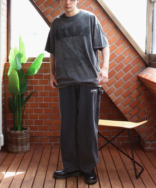 8(eight)(エイト)の「スノーウォッシュ加工半袖Tシャツ(Tシャツ/カットソー・メンズ・カーキ/ブラック/ブラウン・MEDIUM/LARGE)」の11枚目の写真