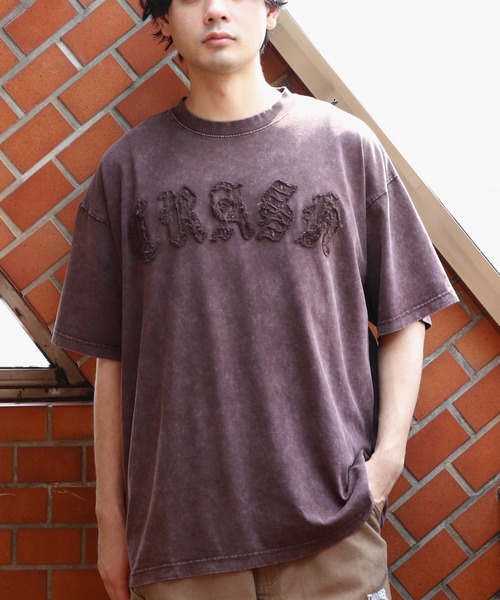 8(eight)(エイト)の「スノーウォッシュ加工半袖Tシャツ(Tシャツ/カットソー・メンズ・カーキ/ブラック/ブラウン・MEDIUM/LARGE)」の14枚目の写真