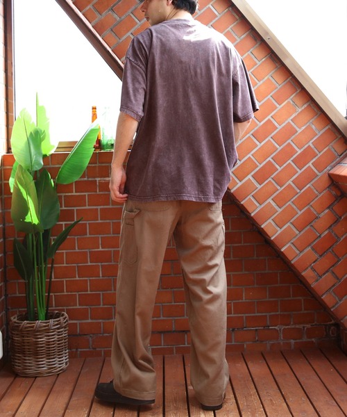 8(eight)(エイト)の「スノーウォッシュ加工半袖Tシャツ(Tシャツ/カットソー・メンズ・カーキ/ブラック/ブラウン・MEDIUM/LARGE)」の21枚目の写真