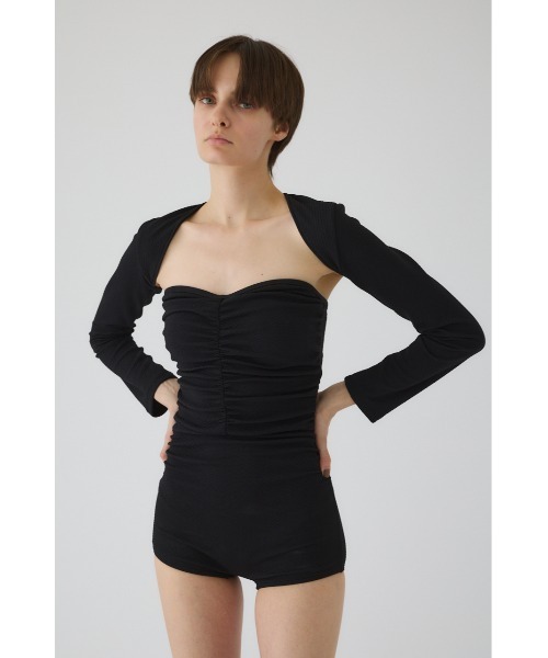 RIM.ARK（リムアーク）の「Swim suit arm cover set スイムスーツアームカバーセット（水着・レディース・ブラック/ネイビー/ブラウン・38/36）」の6枚目の写真