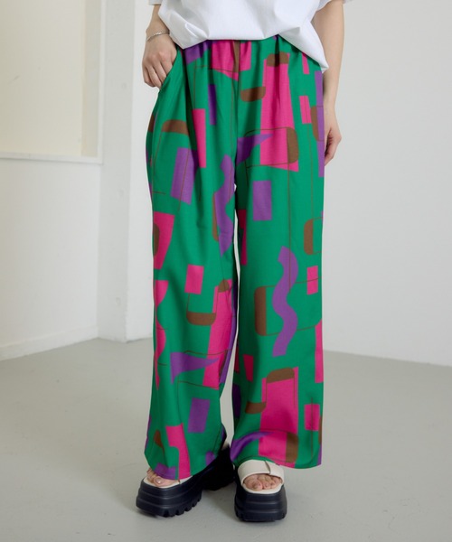 RODEO CROWNS WIDE BOWL(ロデオクラウンズワイドボウル)の「アソートバティックパンツ(その他パンツ・レディース・ベージュ系その他/ブラック系その他/グリーン系その他/オレンジ系その他・FREE)」の3枚目の写真