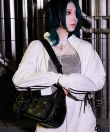 axes femme POETIQUE | サイドレースアップバッグ(ショルダーバッグ)