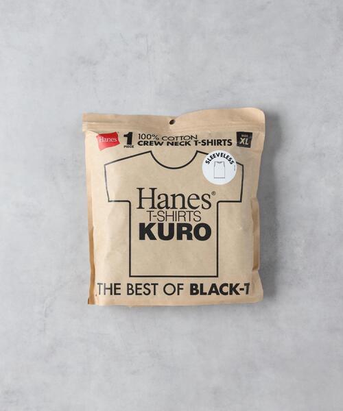 HANES(ヘインズ)の「HANES(ヘインズ)【メンズ】「KURO」スリーブレス(タンクトップ・メンズ・ブラック・L/M/S/XL)」の13枚目の写真