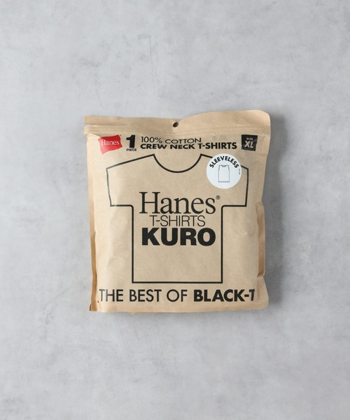 HANES(ヘインズ)の「HANES(ヘインズ)【メンズ】「KURO」スリーブレス(タンクトップ・メンズ・ブラック・L/M/S/XL)」の8枚目の写真