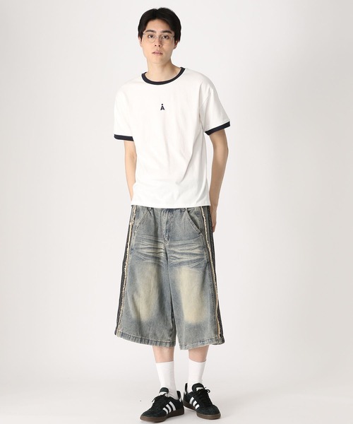 ALAND（エーランド）の「【UNISEX】ALAND／AロゴリンガーT（Tシャツ/カットソー・レディース・ホワイト/ブラック/ネイビー・SMALL/MEDIUM/LARGE）」の11枚目の写真