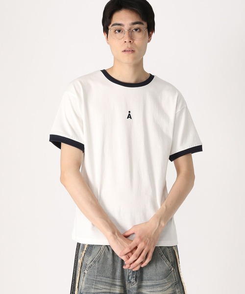 ALAND（エーランド）の「【UNISEX】ALAND／AロゴリンガーT（Tシャツ/カットソー・レディース・ホワイト/ブラック/ネイビー・SMALL/MEDIUM/LARGE）」の14枚目の写真