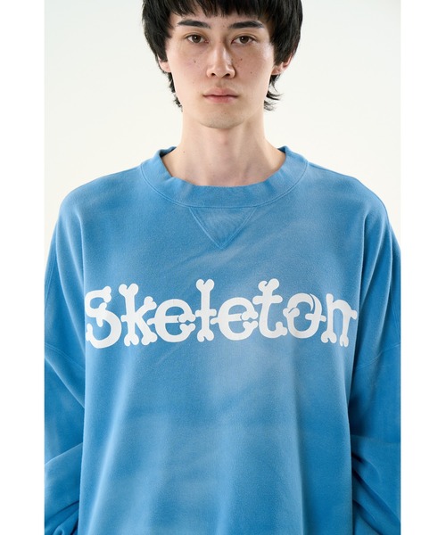 DISCOVERED（ディスカバード）の「SUNBURN SKELTON SWEAT（スウェット・メンズ・ブラック/ブルー/グリーン・SMALL/LARGE）」の15枚目の写真
