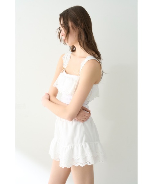 LILY BROWN(リリーブラウン)の「【LILY BROWN Lingerie】レーシーショートパンツ(その他パンツ・レディース・ブラック/ホワイト・SMALL/MEDIUM)」の13枚目の写真