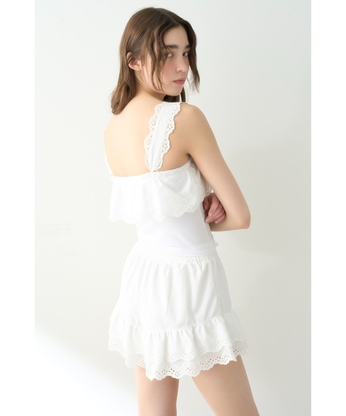 新品未使用LILY BROWN サイドラインショートパンツ　ホワイト リリーブラウン LILY BROWN サイドラインショートパンツ （GRY