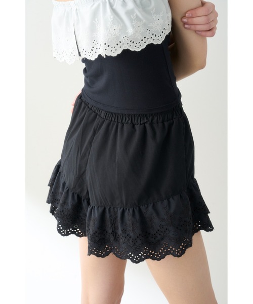 セール】【LILY BROWN Lingerie】レーシーショートパンツ