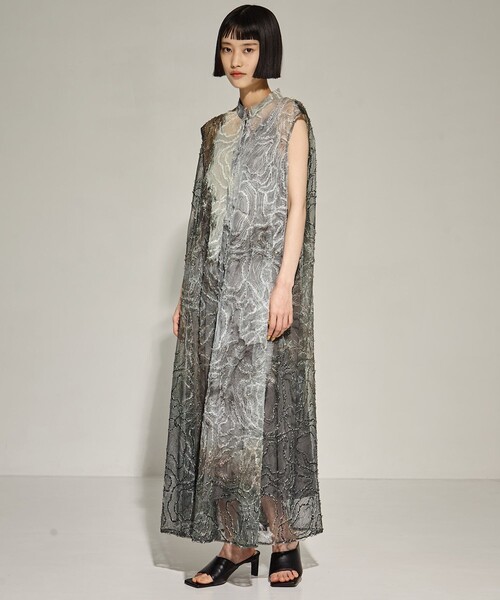 STUDIOUS（ステュディオス）の「【STUDIOUS/ステュディオス】Square Toe Mule/スクエアトゥミュール/サンダル（サンダル・レディース・シルバー/ブラック/ホワイト・1/2/3）」の10枚目の写真