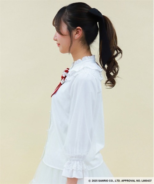 axes femme(アクシーズファム)の「マイメロディ/ブラウス(シャツ/ブラウス・レディース・ピンク/レッド・FREE)」の9枚目の写真