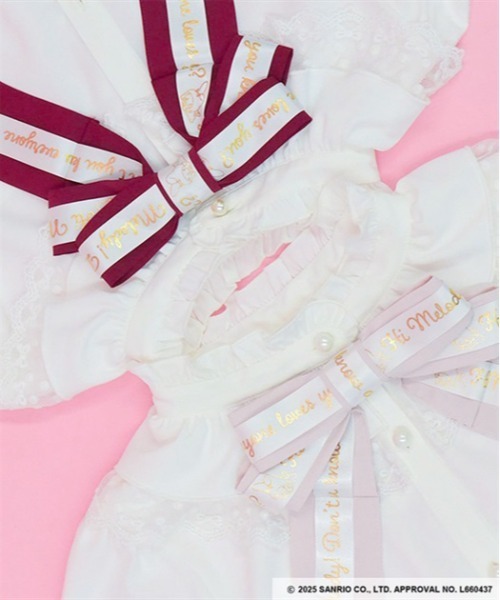 axes femme(アクシーズファム)の「マイメロディ/ブラウス(シャツ/ブラウス・レディース・ピンク/レッド・FREE)」の7枚目の写真