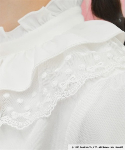 axes femme(アクシーズファム)の「マイメロディ/ブラウス(シャツ/ブラウス・レディース・ピンク/レッド・FREE)」の4枚目の写真