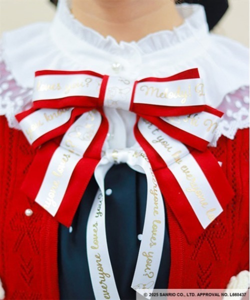 axes femme(アクシーズファム)の「マイメロディ/ブラウス(シャツ/ブラウス・レディース・ピンク/レッド・FREE)」の3枚目の写真