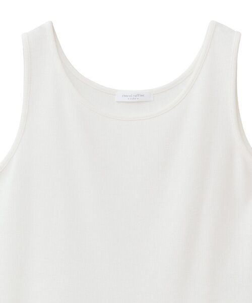 Green　Parks（グリーンパークス）の「裾フリルタンクトップ（タンクトップ・レディース・ストライプ/オフホワイト・FREE）」の22枚目の写真