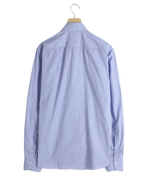 ERRICO FORMICOLA（エッリコフォルミコラ）の「Errico Formicola / エリコ フォルミコラ：LUCIANO Wide Collar Dress Shirts：8-3424-2[MUS]（シャツ/ブラウス・メンズ・ブルー・38/39）」の9枚目の写真