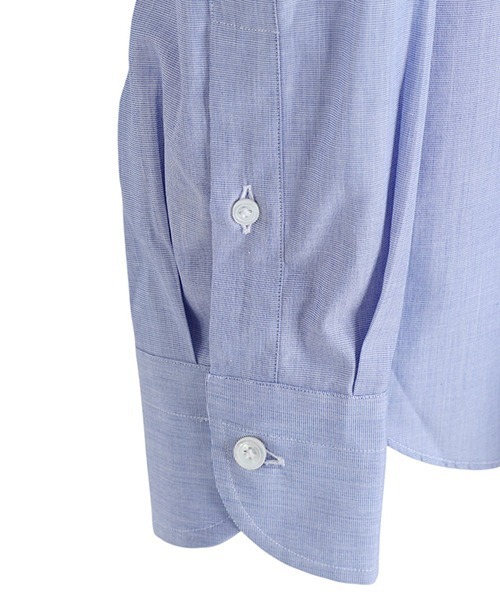 ERRICO FORMICOLA（エッリコフォルミコラ）の「Errico Formicola / エリコ フォルミコラ：LUCIANO Wide Collar Dress Shirts：8-3424-2[MUS]（シャツ/ブラウス・メンズ・ブルー・38/39）」の3枚目の写真