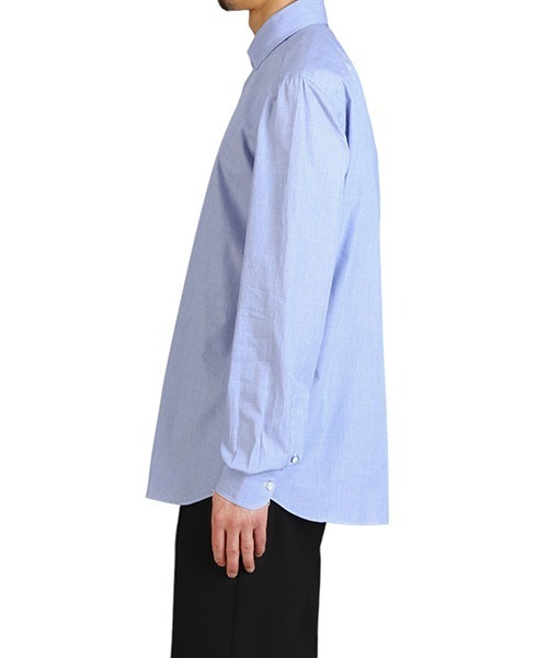 ERRICO FORMICOLA（エッリコフォルミコラ）の「Errico Formicola / エリコ フォルミコラ：LUCIANO Wide Collar Dress Shirts：8-3424-2[MUS]（シャツ/ブラウス・メンズ・ブルー・38/39）」の7枚目の写真