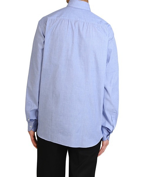 ERRICO FORMICOLA（エッリコフォルミコラ）の「Errico Formicola / エリコ フォルミコラ：LUCIANO Wide Collar Dress Shirts：8-3424-2[MUS]（シャツ/ブラウス・メンズ・ブルー・38/39）」の8枚目の写真